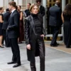 NY Fashion Week Meghann Fahy Coat