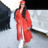 NY Fashion Week Teyana Taylor Coat