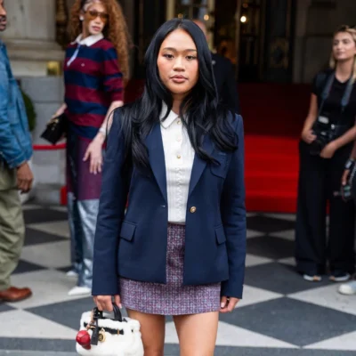 NY Fashion Week Sunisa Lee Blazer