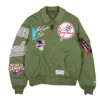 Yankees MA-1 Flight Green Jacket