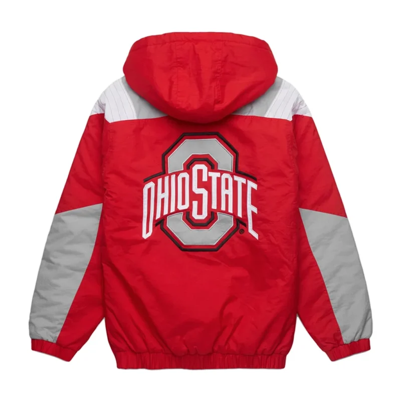 Ohio State Half Zip Red Jacket