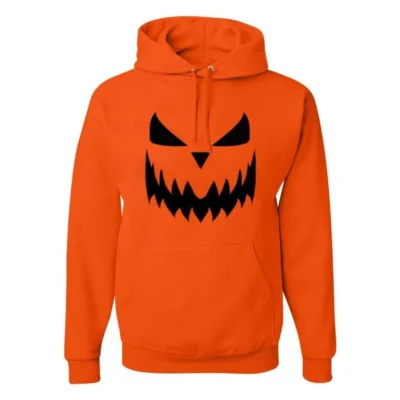 Pumpkin Halloween Face Hoodie