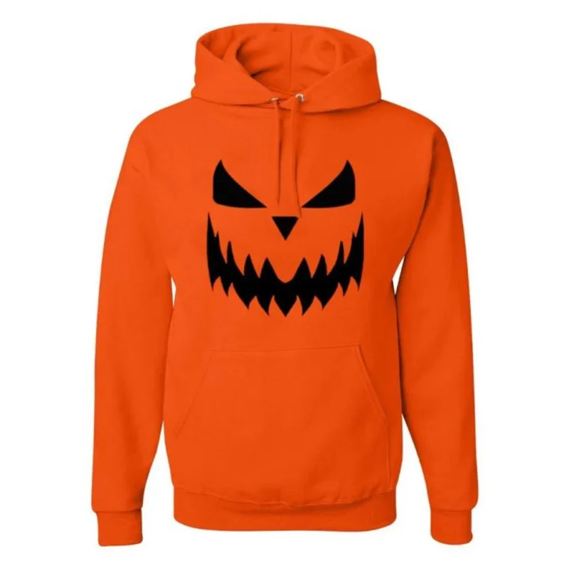 Pumpkin Halloween Face Hoodie