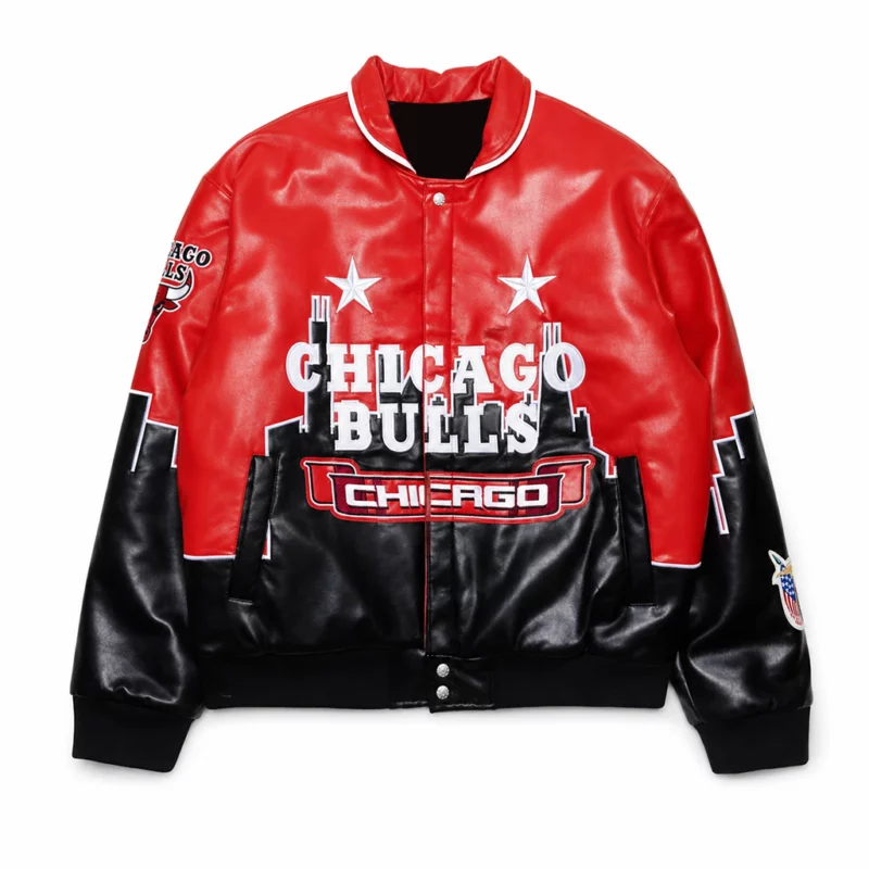 R&B Tour Usher Chicago Bulls Leather Jacket