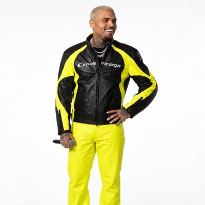 R&B Tour Chris Brown Yellow Jacket