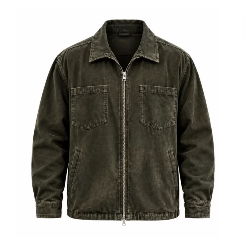 Reacher S4 Alan Ritchson Olive Green Jacket