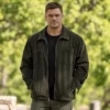 Reacher S4 Alan Ritchson Olive Green Jacket
