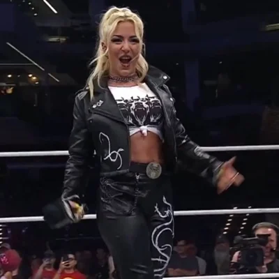 AEW Thekla Kaischauri Leather Jacket