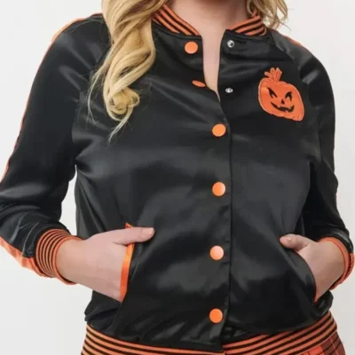 Halloween Pumpkin Scream Queen Jacket
