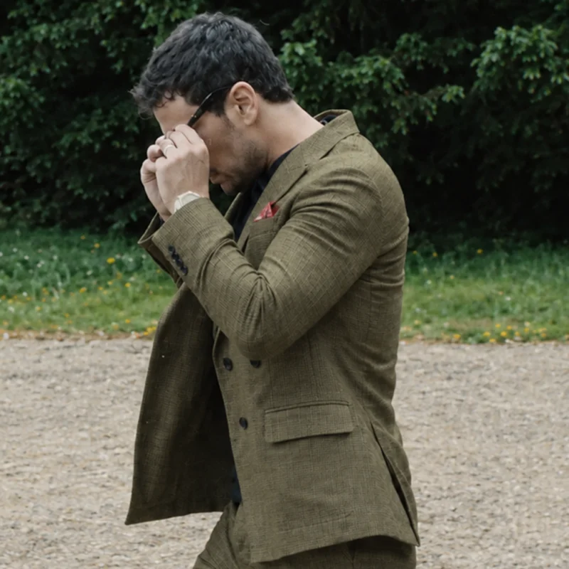 The Gentlemen S02 Theo James Plaid Blazer