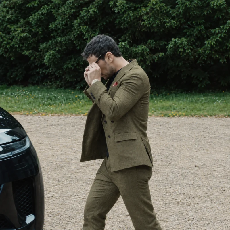 The Gentlemen S02 Theo James Plaid Suit