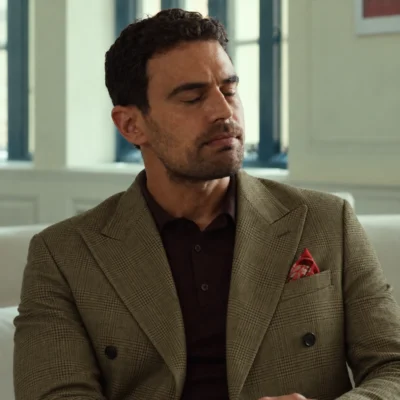 The Gentlemen S02 Theo James Plaid Blazer