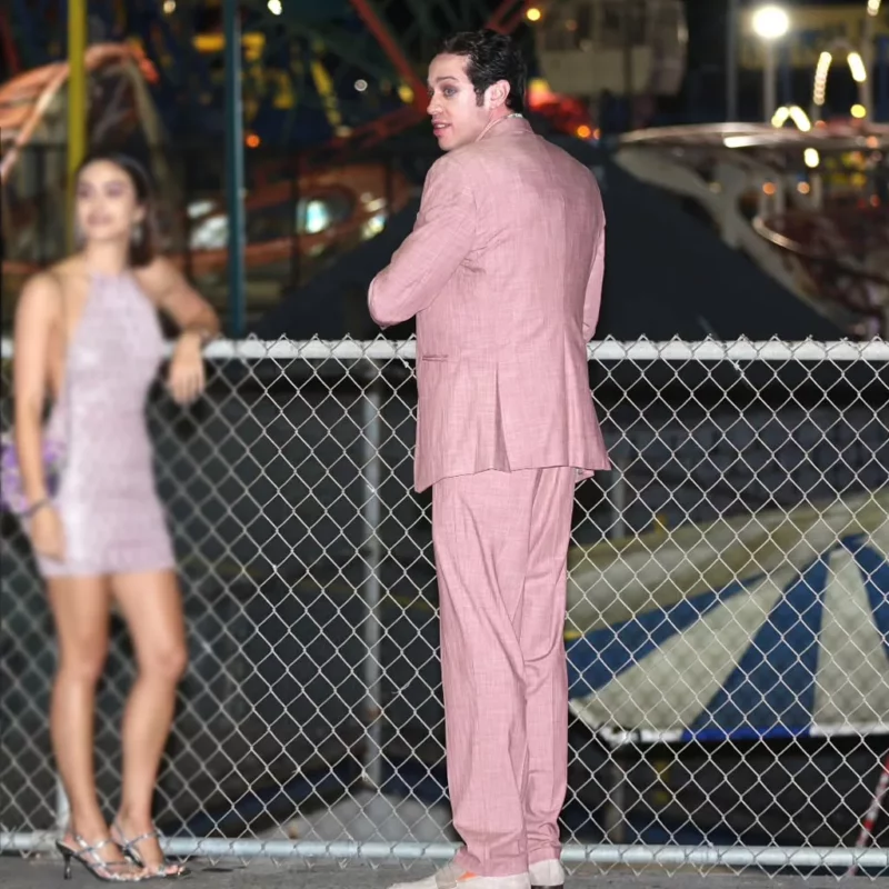 Tommy Karate Pete Davidson Pink Suit