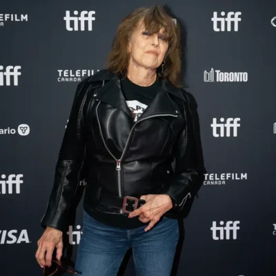 Toronto Film Festival Chrissie Hynde Jacket