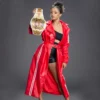 Wrestling champions Kelani Jordan Leather Coat