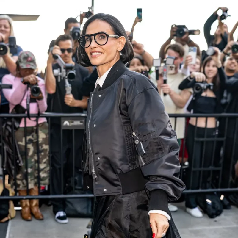 NY Fashion Week Demi Moore Jacket