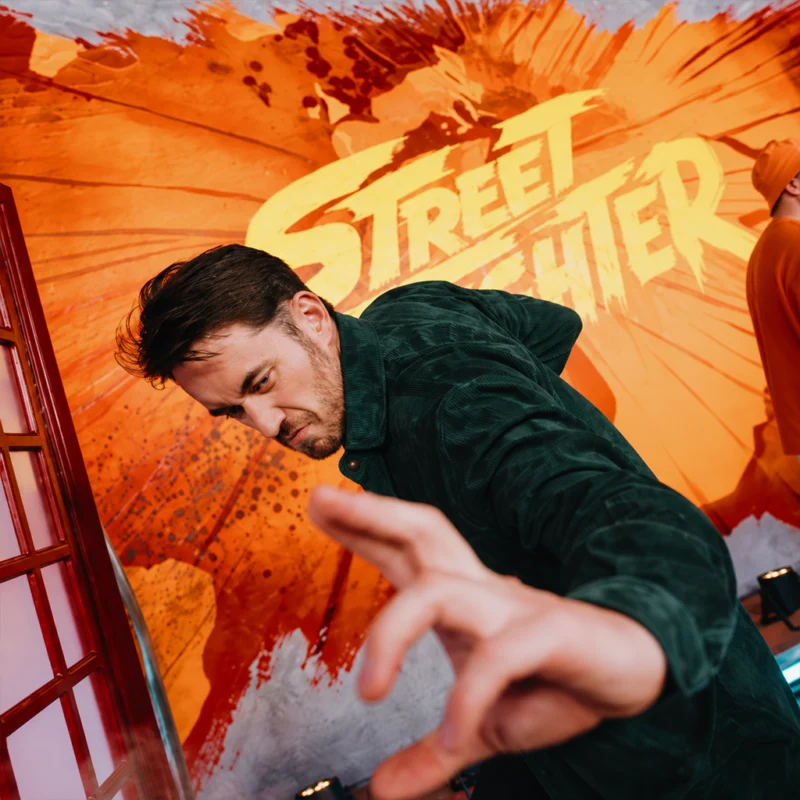 Photocall Street Fighter 2026 Andrew Koji Jacket