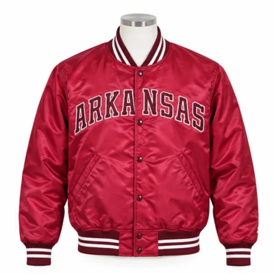 Arkansas Razorbacks Burgundy Jacket