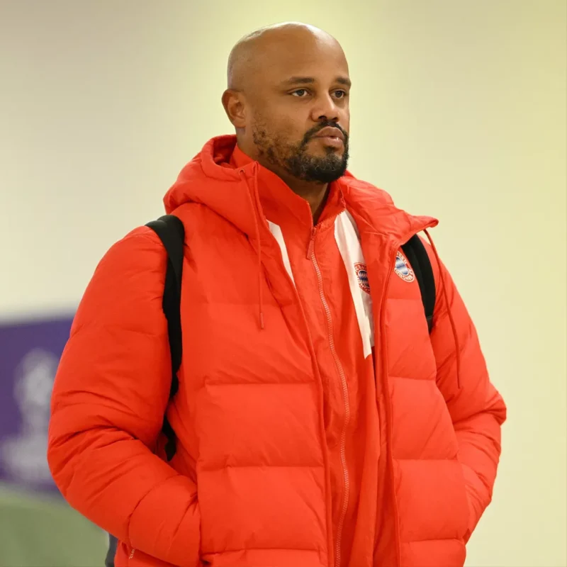 Bayern Munich Coach Kompany Red Jacket