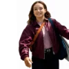 Below Ruby Stokes Maroon Jacket