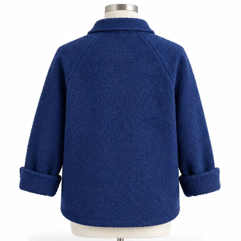 Below S01 Ruth Penney Blue Jacket