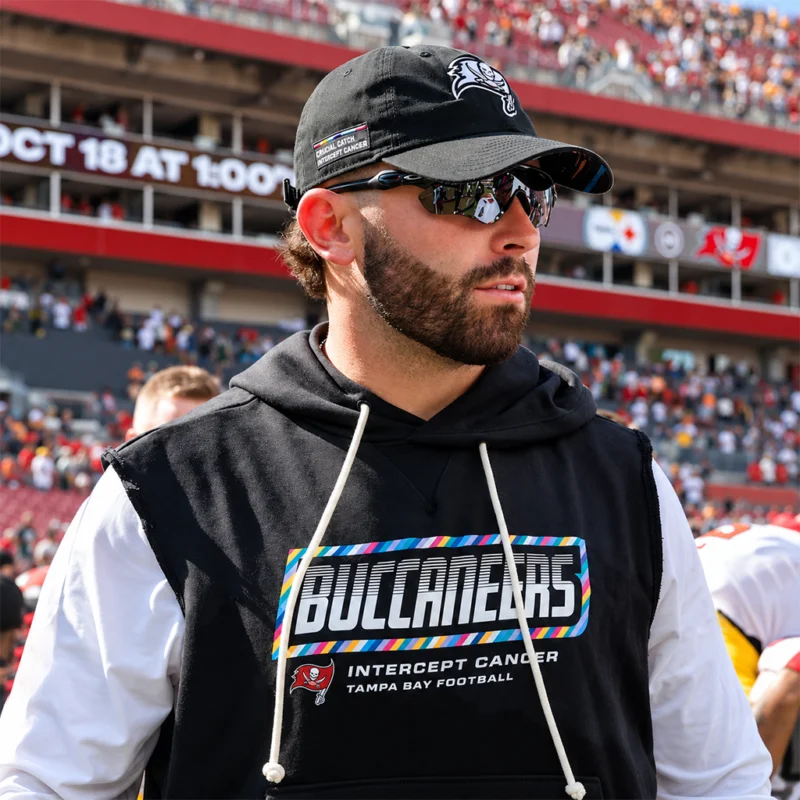 Buccaneers Baker Mayfield Sleeveless Hoodie
