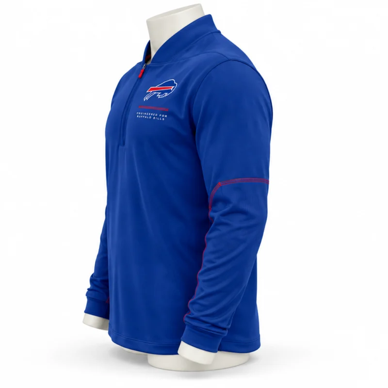 Buffalo Bills Quarter Zip Top Jacket