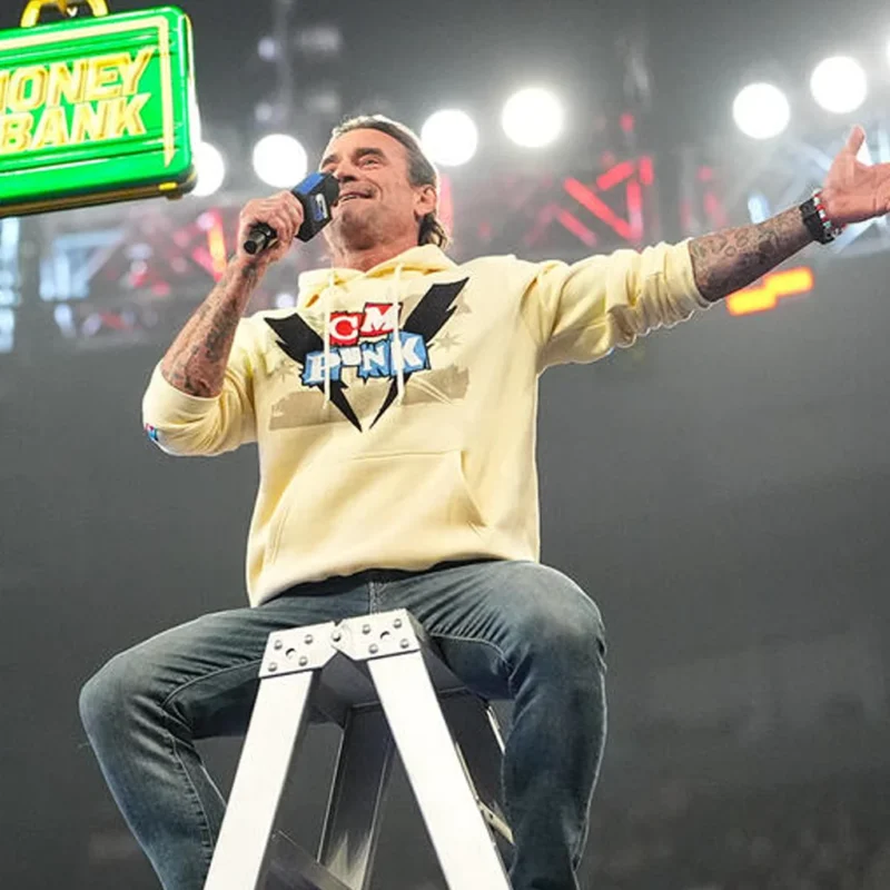 Money In The Bank Lightning Fists CM Punk Hoodie