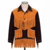 Ceedee Lamb Brown Fringe Jacket