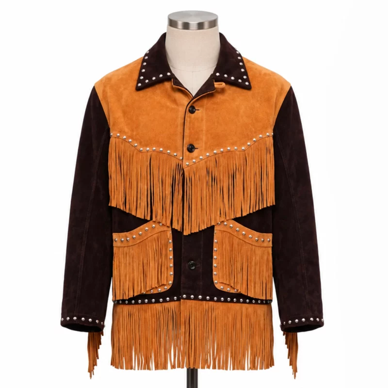 Ceedee Lamb Brown Fringe Jacket