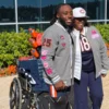 Chicago Bears Kyle Monangai Varsity Jacket