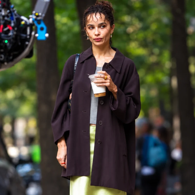 Die Alive Set 2026 Zoë Kravitz Coat