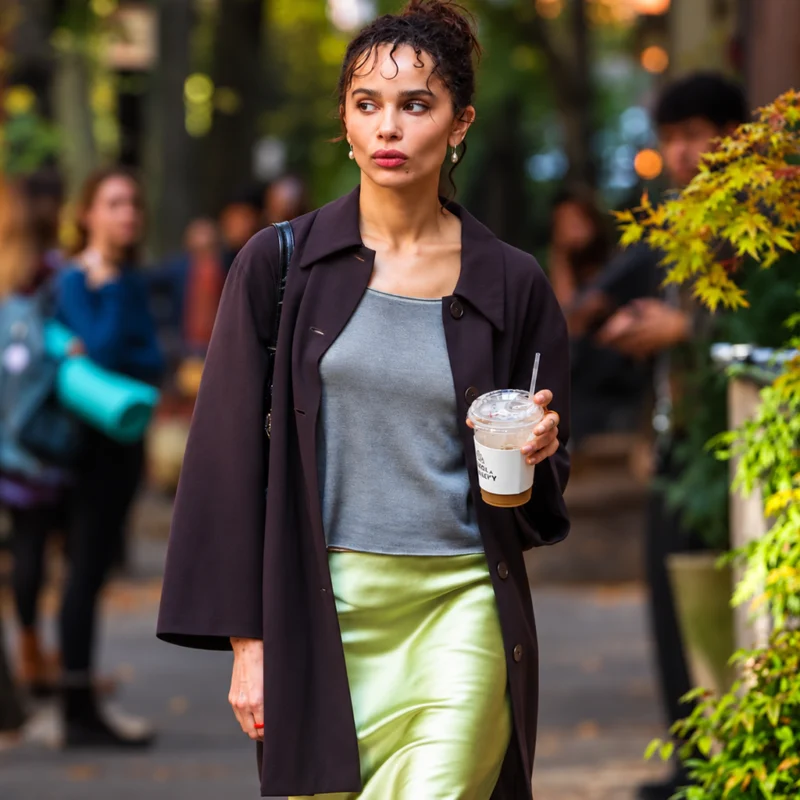 Die Alive Set 2026 Zoë Kravitz Coat