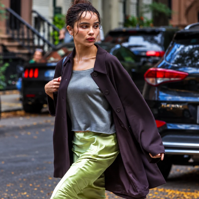Die Alive Set 2026 Zoë Kravitz Coat