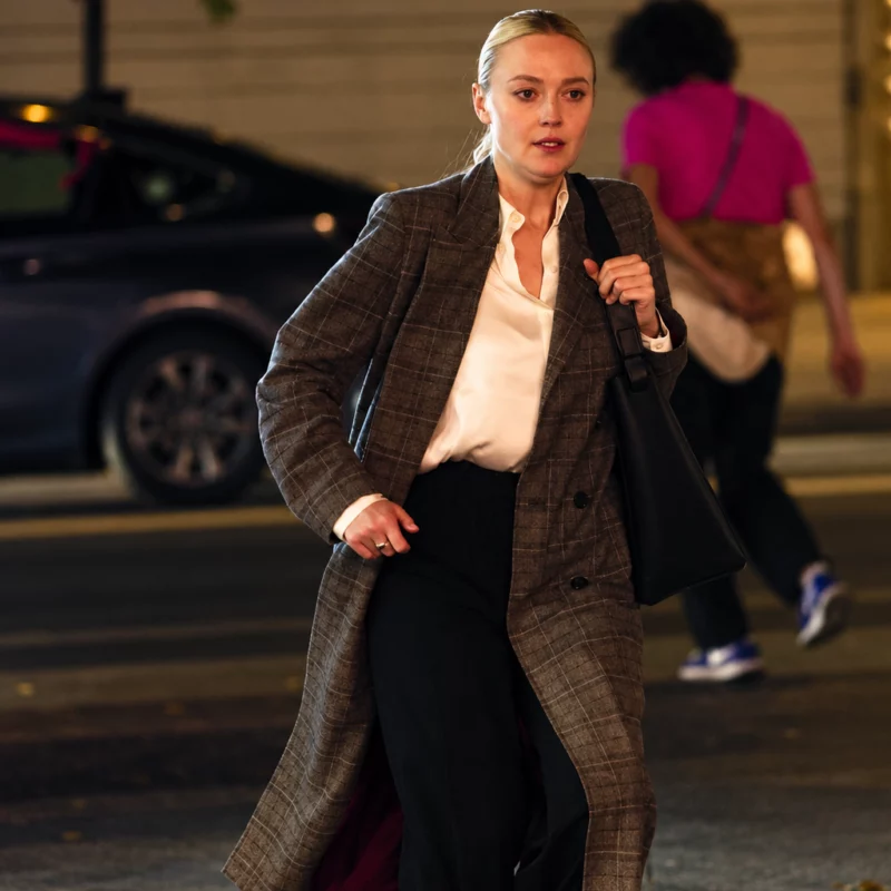 NYC Foxglove Dakota Fanning Coat