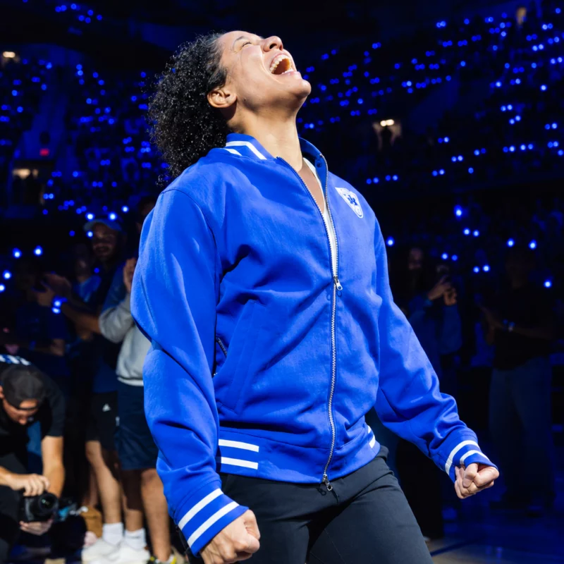 Half Time Show Kara Lawson Duke Jacket