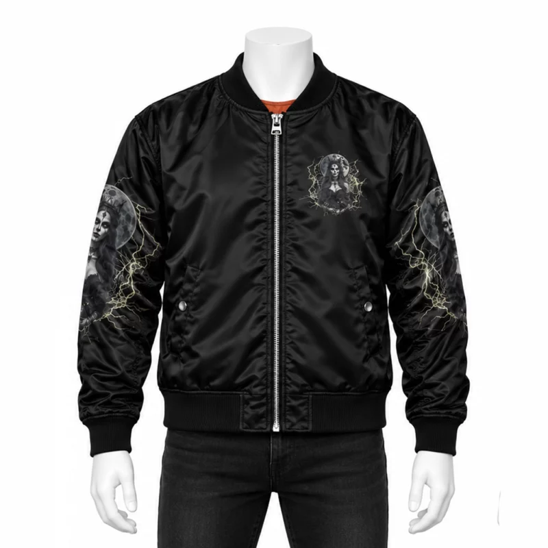 Halloween Witch Bomber Jacket