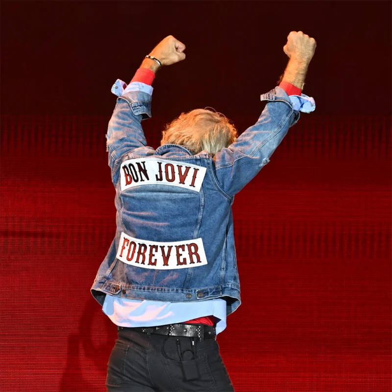 Wembley Stadium Jon Bon Jovi Denim Jacket