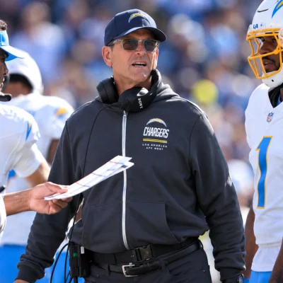 LA Chargers 2026 Jim Harbaugh Hooded Jacket