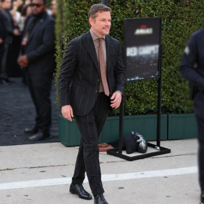 LA Premiere Matt Damon Suit