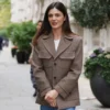London 2026 Monica Barbaro Coat