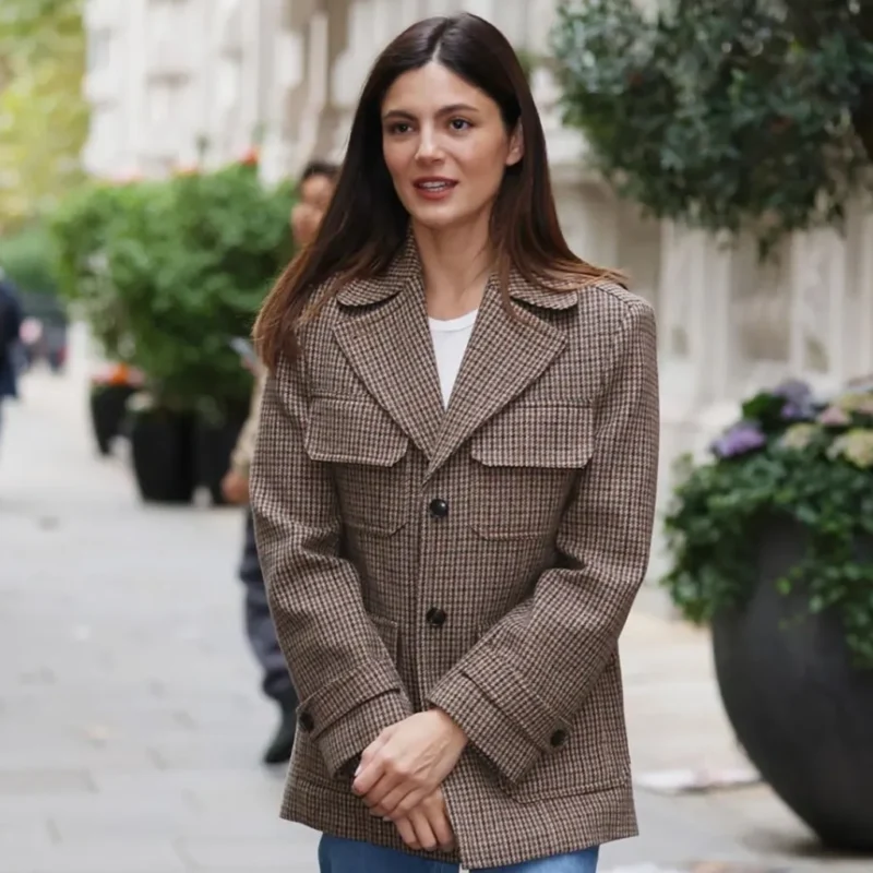 London 2026 Monica Barbaro Coat