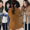London BBC Studios Jenna Ortega Coat