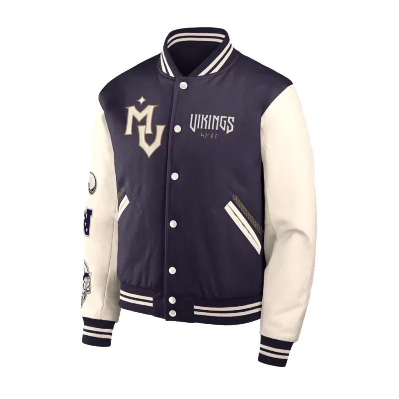 Minnesota Vikings Rivalries Varsity Jacket