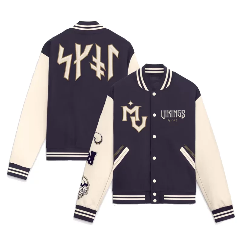 Minnesota Vikings Rivalries Varsity Jacket