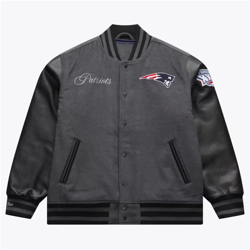 NE Patriots Legacy Made Varsity Jacket