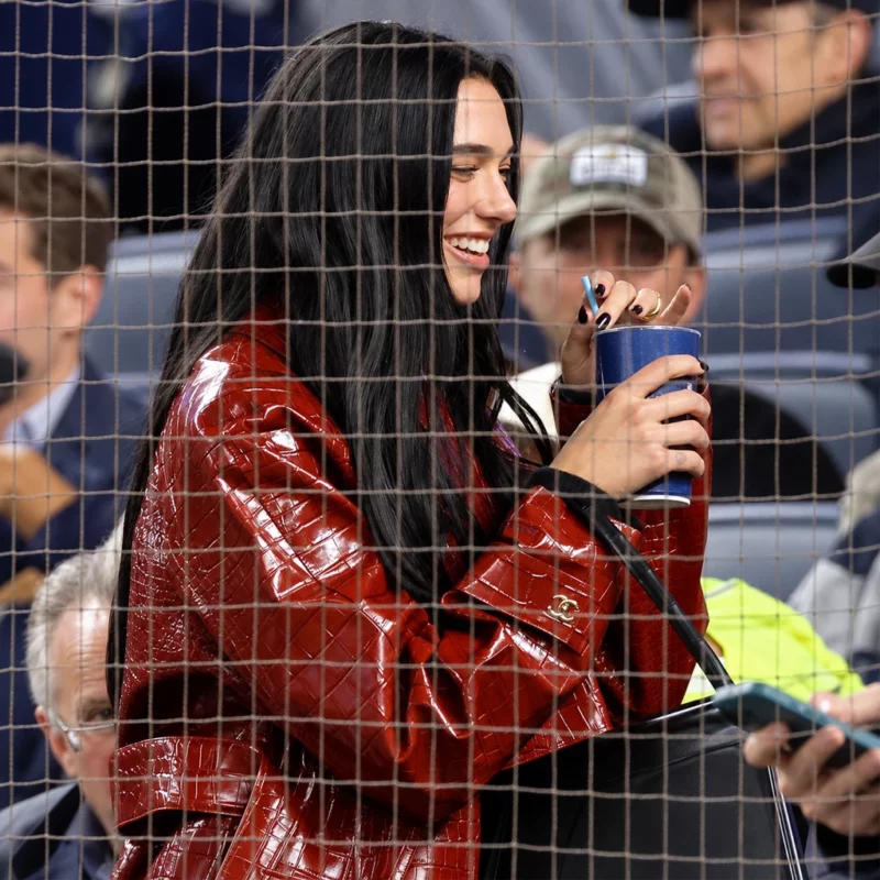 Yankees Stadium Dua Lipa Coat