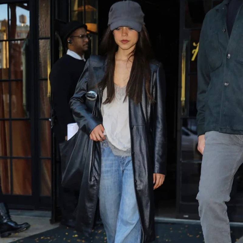 NYC 2026 Jenna Ortega Coat