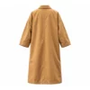 NYC Jennifer Lawrence Tan Brown Coat