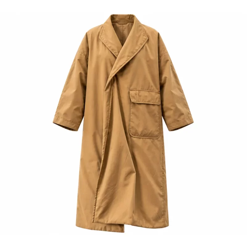 NYC Jennifer Lawrence Tan Brown Coat